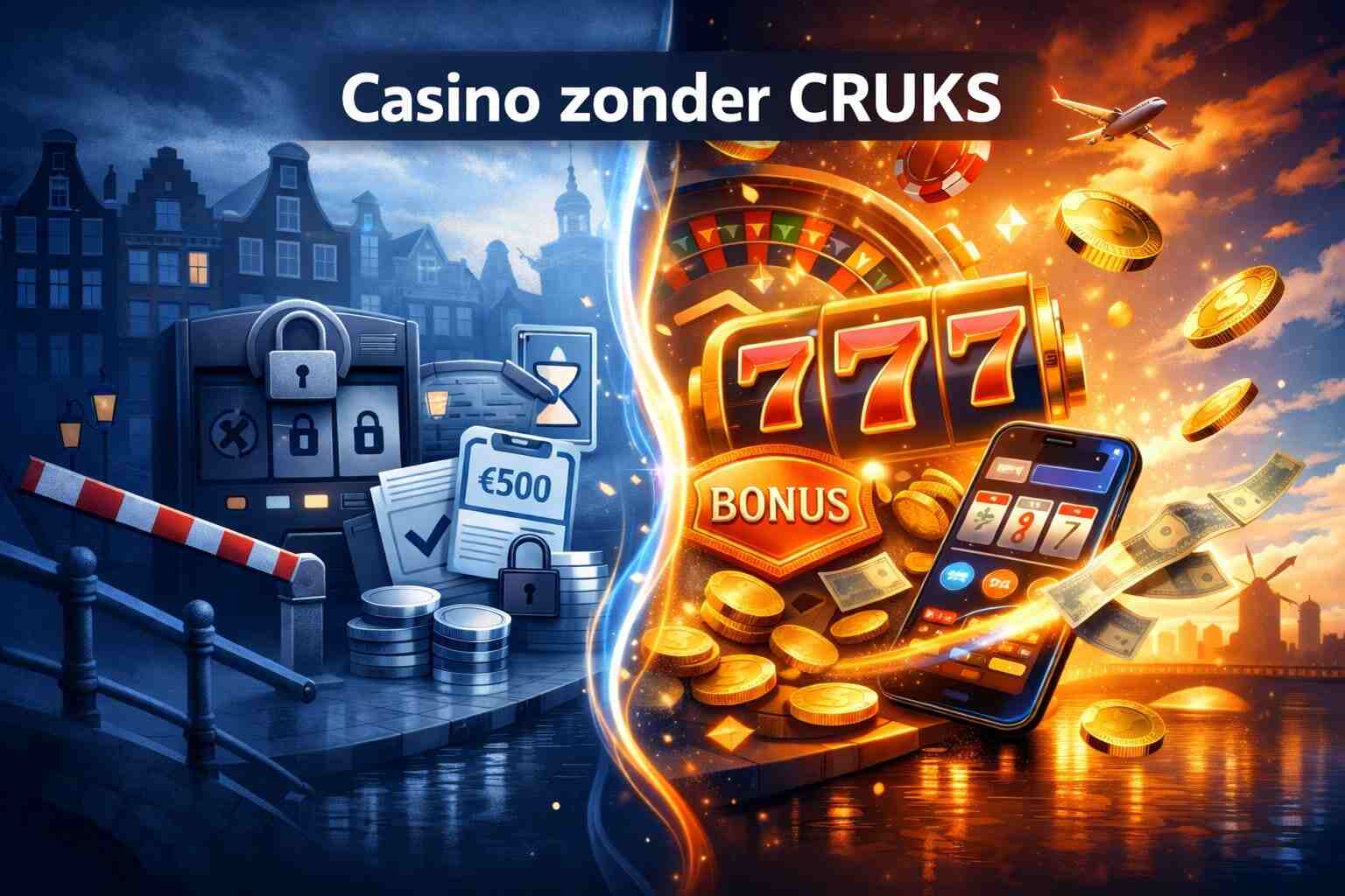 Casino zonder CRUKS voordelen: snelle registratie, hogere bonussen, directe speelaccess